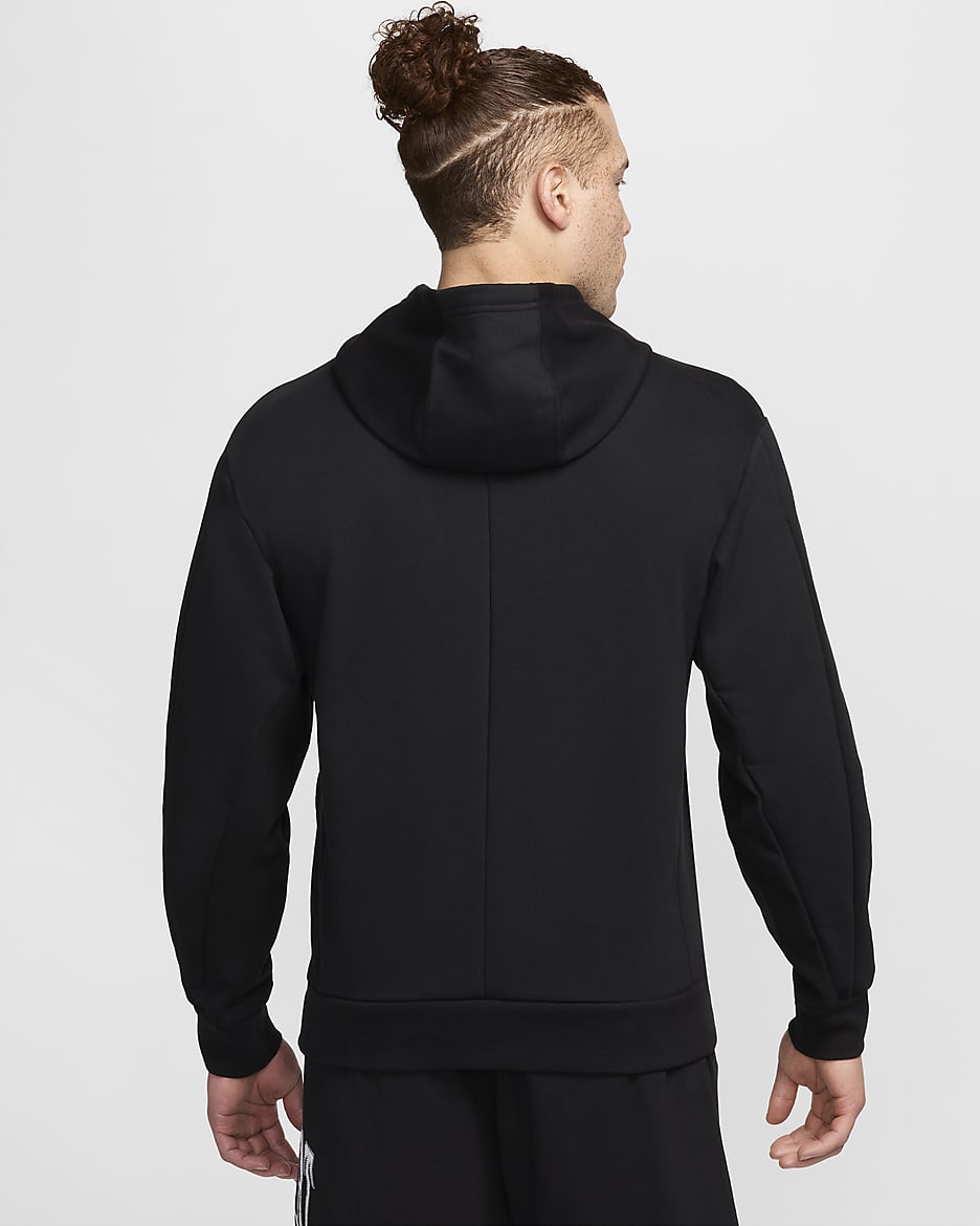 NikeCourt Heritage Dri FIT Fleece Erkek Kapu onlu Tenis Ustu